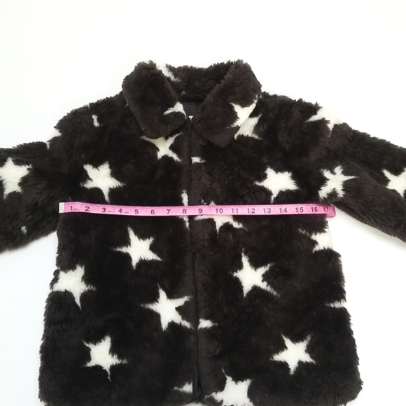 Macy's Kids Epic Threads Girls Black Faux Fur White Star … - Picture 13 of 17